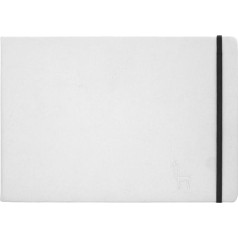 ETCHR Skiču burtnīca zīmēšanai un gleznošanai, akvarelis, 1 gabals, A4-100% kokvilna, aukstā presēšana, teksturēta, vegāniem draudzīga, multimediju burtnīcas, 52 lappuses, ainavas formāts