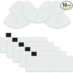 10 gab. mikrošķiedras auduma pārvalku komplekts