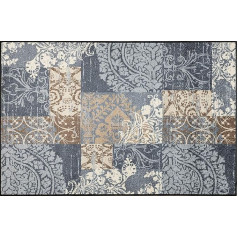 Mazgāt+žāvēt Durvju paklājs, Poliesters, pelēks, 115 x 175 cm