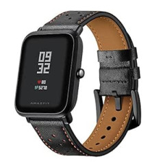 AISPORTS 20 mm pulksteņa siksniņa saderīga ar Samsung Galaxy Watch 4/4 klasisko ādas siksniņu Mīksta doba, elpojoša sporta siksniņa rezerves siksniņa Galaxy Watch 3 41 mm/42 mm/Active/Active 2