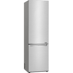 LG Electronics GBB92STBAP Kombinētais ledusskapis/ saldētava ar viedo invertora kompresoru, A energoefektivitātes klase, pilnīgi bez sasalšanas, 203 cm augsts, Premium nerūsējošais tērauds
