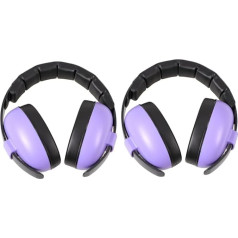 jojofuny Pack of 2 trokšņu slāpēšanas bērnu austiņas bērnu ausu aizsardzība bērnu dzirdes aizsardzība miega austiņas austiņas austiņas miega ausu aizbāžņi bērnu violeta, Lilax2stk