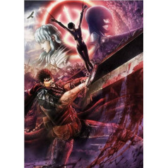 Puzzle 2000 gabaliņu Japāņu anime berserks plakāts pieaugušajiem, ģimenes spēles, izglītojoša rotaļlieta, Xq261Zy, 70 x 100 cm