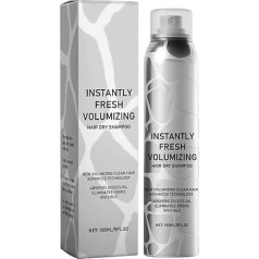Trockenes Shampoo, Reisegröße Haarauffrischung, Haarlösung nach dem Training, sofortige Ölabsorption, leichte und nicht klebrige 150 ml, für tägliche Übernachtungsreise nach Hause vor dem Styling