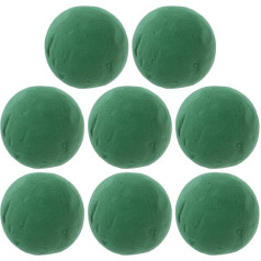 8 ziedu putuplasta bumbiņas, sūnu bumbiņas, 9 cm, ziedu putuplasta ziedi, ziedu sūklis, apaļas, slapjās putuplasta sausās puķes, svaigi ziedi, Ziemassvētku, kāzu dekorēšanai