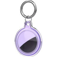 Ūdensizturīgs Apple AirTag lokatora futrālis - violets