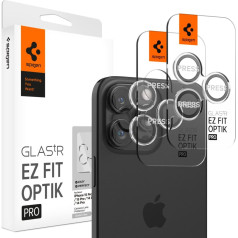Spigen Kameras vāciņš iPhone 15 Pro / 15 Pro Max / 16 Pro / 16 Pro Max Glas.tR EZ Fit Optik Pro - 2 gab.