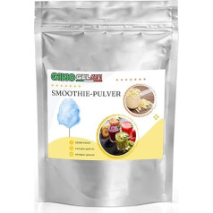 Gino Gelati Cotton Candy Smoothie pulveris, pieejami dažādi varianti un izmēri, ātri un viegli pagatavojams, ražots Vācijā, vegāns, piemērots bērniem (333 g, zils)