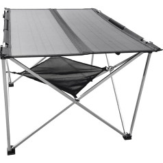Technaxx 60 W saliekamais saules kempinga galds TX-252, portatīvs monokristālu saules paneļu lādētājs ar 3 x USB uzlādes pieslēgvietām, līdzstrāvas izeju un izturīgu konstrukciju - ideāli piemērots kempingam un lietošanai brīvā dabā