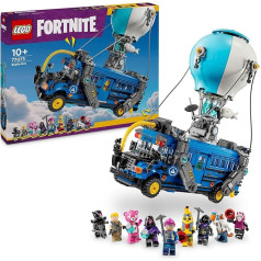 LEGO Fortnite kaujas autobuss - rotaļu transportlīdzeklis no videospēles ar 9 minifigūriņām un aksesuāriem Spēlētājiem, zēniem, meitenēm un faniem no 10 gadu vecuma - 77073