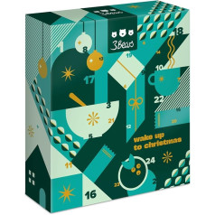 3Bears Adventes kalendārs 2025 - 24 pārsteigumi brokastīm un uzkodām - ar partneru akcentiem un īpašā izdevuma glāzi nakts auzām - vīriešiem un sievietēm - 100% vegāns - stingri ierobežots skaits