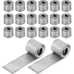 Tkxjry Iepakojums ar 20 svina loksnēm, mīkstie svina ruļļi, 0,8 mm svina ruļļi, 0,8 mm svina ruļļi, svins, makšķerēšanai, dziļūdens zvejai, makšķerēšanai laukā, dziļūdens zvejai.