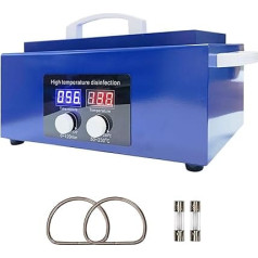 Augstas temperatūras metāla instrumentu sterilizators zils