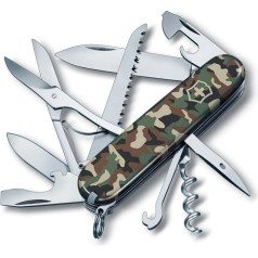 VICTORINOX HUNTSMAN MEDIUM POCKET KNIFE FOR HUNTING Camouflage green