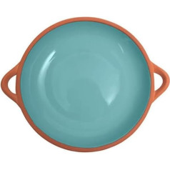 Dexam Sintra 16050221 Glazēts Tapas bļoda liels terakotas trauks Duck Egg Blue