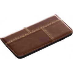 Tellur Book case Patch Genuine Leather for iPhone 7 brown