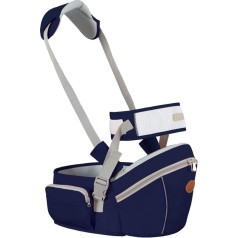 WONOOS bērnu pārnēsātājs Hip sēdeklis Baby Waist Stool sēdekļa pārnēsātājs ar drošības jostu aizsardzību Hip sēdekļa pārnēsātājs zīdaiņiem no 3 līdz 36 mēnešiem