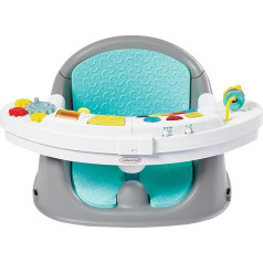 Infantino Music & Lights 3 in 1 Discovery Seat & Booster - augošs bērnu krēsls, paaugstinošs sēdeklis un ēdināšanas krēsls - ar rotaļlietām un uzkodu paliktni - zīdaiņiem un maziem bērniem