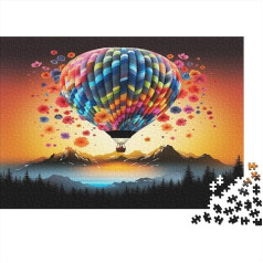 Koka finierzāģa puzles pieaugušajiem 1000 gabaliņu karstā gaisa balons finierzāģa puzles pieaugušajiem 1000 gabaliņu finierzāģi pieaugušajiem Izaicinoša spēle 1000 gabaliņu (75 x 50 cm)