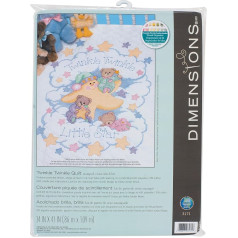 Dimensijas Twinkle Cross Stitch Quilting Kit (ietver šablonu, adatu un instrukcijas)
