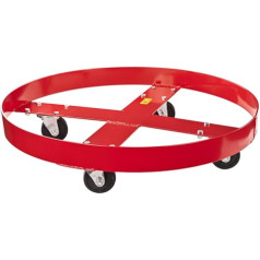 Stobru rullīšu transports 200 litru metāla mucas transportēšanas rullīšu dēlis