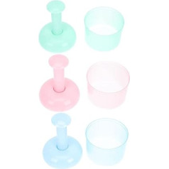 FRCOLOR Pack of 3 sejas attīrītājs putojoša vannas mašīna rozā piena putotājs šķidrās kastīļu ziepes sejas mazgāšanas kauss ādas kopšanas putu šampūns putu veidotājs attīrošs piens