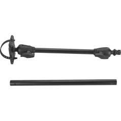 Zvejas meklētāja montāžas bāze, universāls jūras dubultā 360 ° rotācijas lodes stiprinājuma zivju meklētāja kronšteins ar garu caurules roku, elektronisko zivju meklētāja turētājs, meklētāja statīvs laivai,