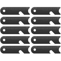 GDZTBS Flint Fire Starter, 10 Flint Striker Scraper Izdzīvošanas ugunsdzēsības tērauds āra kempingiem Pārgājieni Medības Avārijas gadījumā