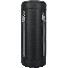 Kompresijas soma guļammaisiem un aprīkojumam, 18 l, ūdensnecaurlaidīga neilona soma ar vāku un kompresijas siksnām, 24 x 55 cm