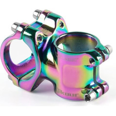 7 grādu velosipēda kāts, īss velosipēda kāts, 35 mm, stūres pacēlājs šosejas velosipēdam, kalnu velosipēdam, MTB, BMX, riteņbraukšanai (krāsa, stūres diametrs 31,8 mm)