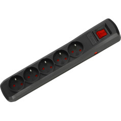 ARC5 5g 3,0 m melna ARcon strāvas sloksne