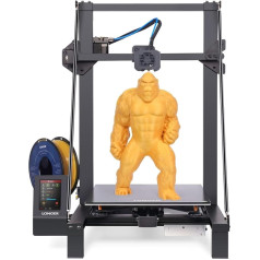 Longer LK5 Pro 3D printeris, liels izmērs 20cm (L) x 30cm (W) x 39cm (H) 90% iepriekš samontēts klusās pamatplates FDM 3D printeris DIY drukāšanai mājās un skolā