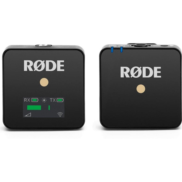 wireless me dual - kompakta bezvadu mikrofona sistēma ar diviem raidītājiem divkanāla ierakstīšanai (melna)