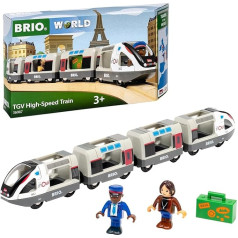 BRIO World - 36087 Pasaules ātrgaitas vilcieni TGV | Rotaļlietu lokomotīve bērniem no 3 gadiem