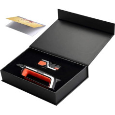 SHARPAL L1113H nažu asinātājs un dārza instrumentu asinātājs, taisni un zobaini naži, zāles pļāvēja nazis, cirvis, dārza šķēres, šķēres, kombinētais komplekts ar apsveikuma karti (bez atkārtotas piegādes)