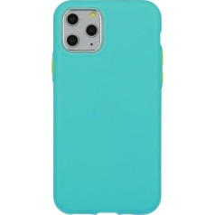 Mocco Soft Cream Silicone Back Case Aizmugurējais Silikona Apvalks Priekš Apple iPhone 12/12 Pro Zaļš