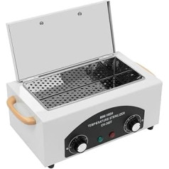 300 W karstā gaisa sterilizators 200°C dezinfekcijas kabinets nagu augsttemperatūras sausa karstuma augstas temperatūras LED displeja taimeris 1-60 minūtes kosmētikas nagu pēdu kopšanai