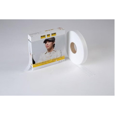 Neausta lente malu apmalēm GP 2 cm x 100 m, 70% PA, 30% PES, balta, 2 cm, 2 cm
