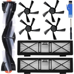 EATBALE Rezerves daļas Neato Botvac D sērijas D3 D3 D4 D5 D6 D7 D8 D9 D10 D75 D80 D85 putekļsūcēju aksesuāri ar 1 galveno birsti, 6 sānu birstēm, 2 filtriem, 1 tīrīšanas birsti, 1 skrūvgriezi