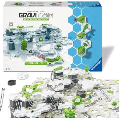 Ravensburger GraviTrax Speed 22428 tematiskais komplekts - GraviTrax starta komplekts jūsu marmora skrējienam - marmora skrējiena un konstruēšanas rotaļlieta no 8 gadiem, var spēlēt atsevišķi