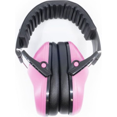 Benchmark Abrasives Ansi apstiprināta dzirdes aizsardzība bērniem, rozā krāsā