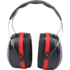 YTRRE drošības austiņas, SNR, 35 dB, trokšņu samazināšana, dzirdes aizsardzība, putas bērniem un pieaugušajiem, šaušanai, mācībām, melnas, 19 x 14,5 x 6,5 cm, melnas, 19x14,5X6,5cm