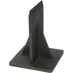 HackMonster© Wood Splitter Large | L sadalīšanas ķīlis sadalītājs slīpēšanas šķēpmašīna slīpēšanas koksnes piestiprinājums šķeldošanas bloka sadalīšanas ķīlim uzkalts