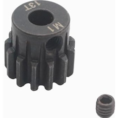 Modulritzel, Motorritzel, 1 Stück, 1 Modul Stirnrad 13T 15T 17T 19T Ritzel Motorzahnrad 5mm Bohrung 1M 15 Zähne Stirnradritzel for 1/8 Automotor Stirnradkegel(M1 13T)