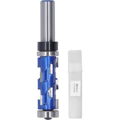 Spirālveida flīzes flīzes 1/2x19x45mm, gultņu frezis ar apaļu kātu, augstas kvalitātes karbīda volframa tērauds, kokapstrādei, korķim, cietkoksnei, tīrai griešanai, augsta efektivitāte