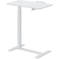 mobilais galda/laptopa statīvs, balts, regulējams augstums 76-109 cm, maks. 30kg mc-120 w