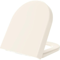 Grünblatt tualetes poda sēdeklis, piemērots Villeory & Boch Subway Soft-Close mehānismam un noņemams tīrīšanai, Duroplast materiāls (piemērots Subway 1.0 krāsai Pergamon)