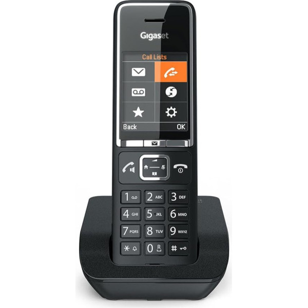 Gigaset Comfort 550 Solo bezvadu tālrunis, DECT, melns