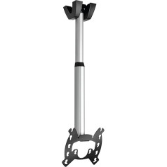 Vogel's PFC 585 TV griestu stiprinājums 48-106 cm (19-42 collu) televizoriem, regulējams augstums no 850 līdz 1350 mm, pagriežams un nolietojams, maks. 15 kg, VESA maks. 200 x 200, universāla saderība, sudraba krāsā, sudraba krāsā.