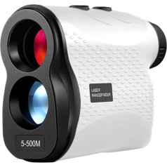 Golfa tālmērs, golfa tālmērs ar 4 režīmiem, 6x palielinājums, skaidri un precīzi mērījumi golfam, medībām, mērījumi 500 m